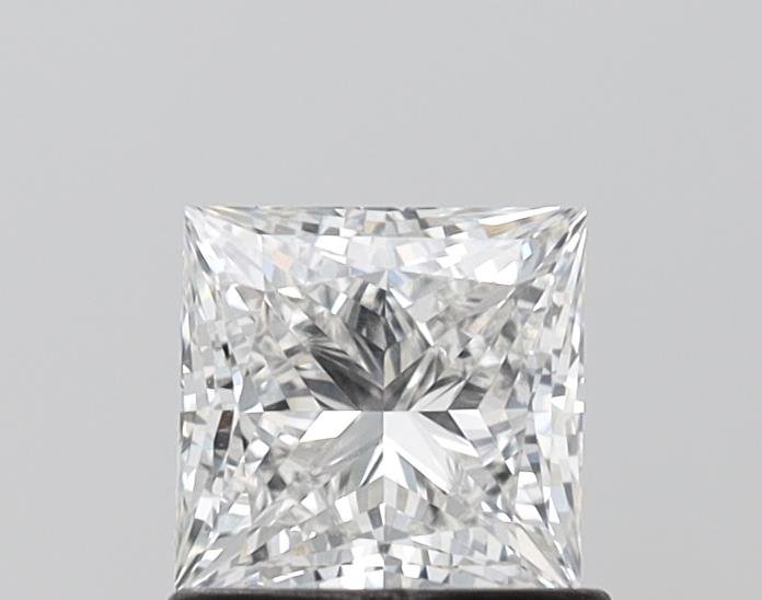 0.96ct E VS1 Rare Carat Ideal Cut Princess Lab Grown Diamond