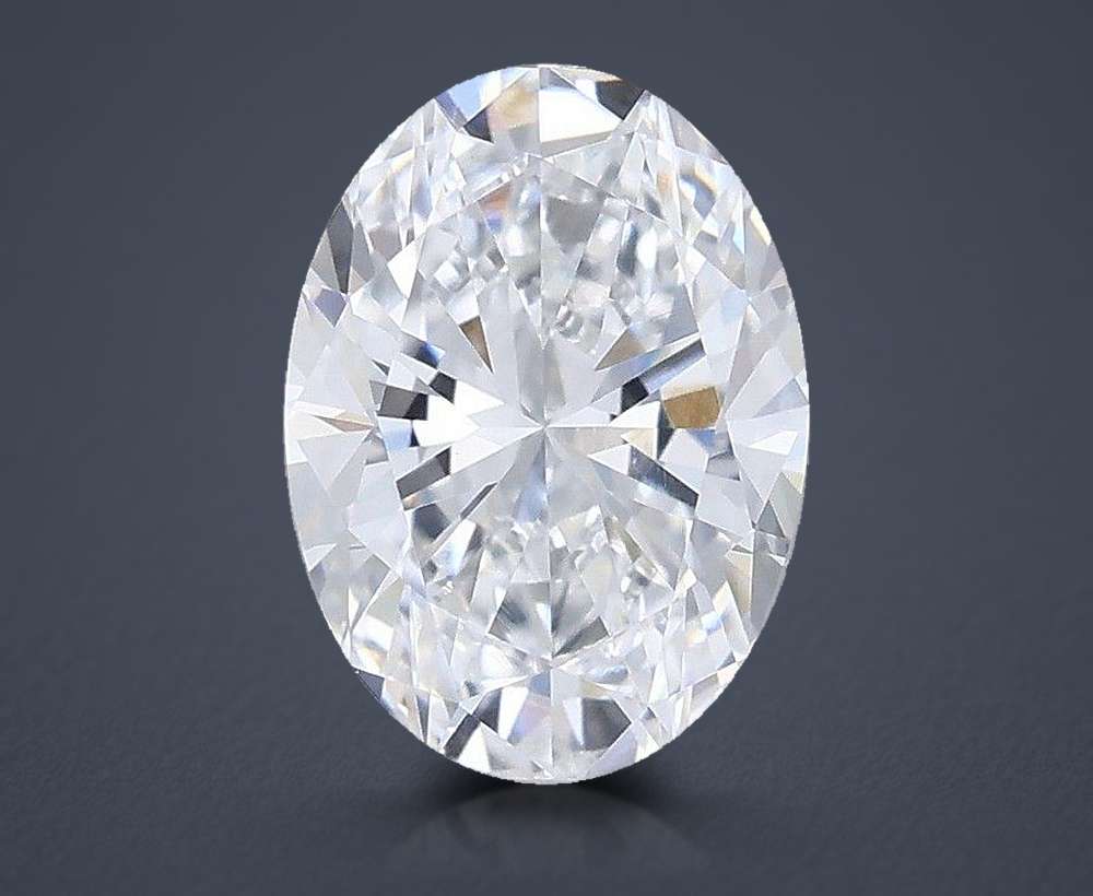 0.63 Carat Oval Lab Diamond