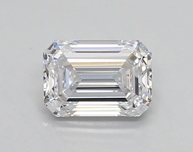 0.65ct D VVS2 Rare Carat Ideal Cut Emerald Lab Grown Diamond