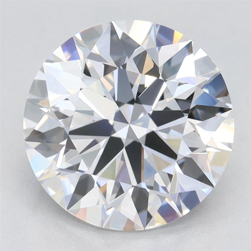 2.68ct D VVS1 Rare Carat Ideal Cut Round Lab Grown Diamond