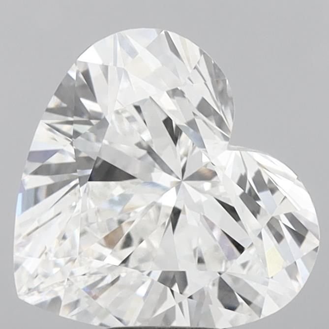 7.38ct E VVS2 Rare Carat Ideal Cut Heart Lab Grown Diamond