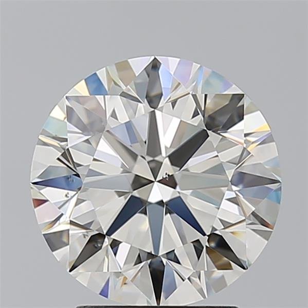 3.04ct K VS2 Rare Carat Ideal Cut Round Diamond