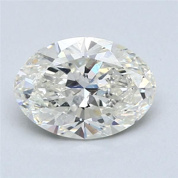2.50ct J SI2 Rare Carat Ideal Cut Oval Diamond