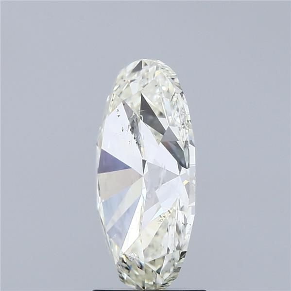 3.00ct K SI2 Rare Carat Ideal Cut Oval Diamond