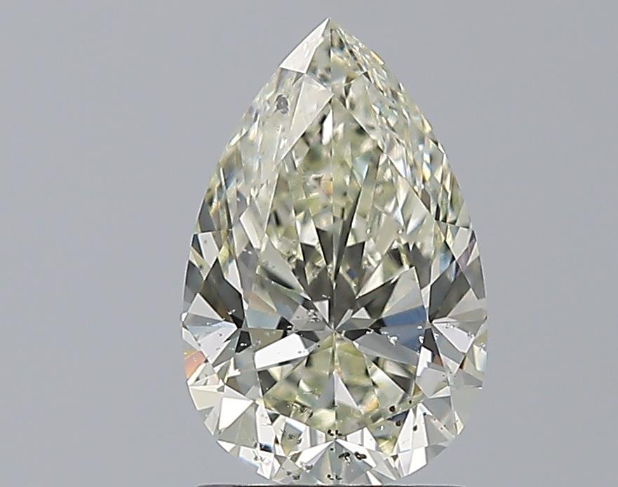 1.70ct K SI2 Rare Carat Ideal Cut Pear Diamond