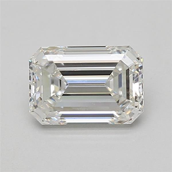 1.45ct F VS1 Excellent Cut Emerald Lab Grown Diamond