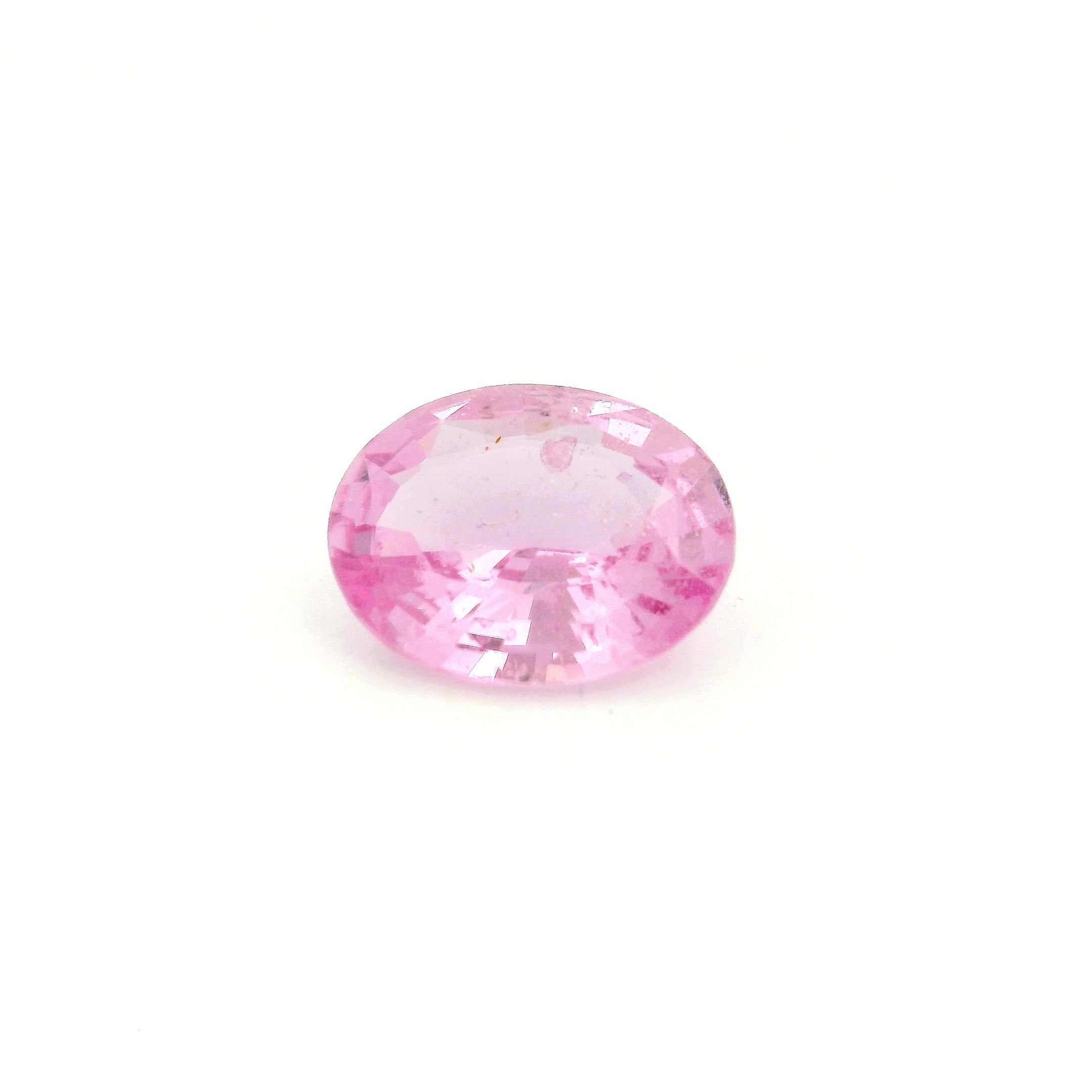 1.53 Carat Pink Oval Sapphire