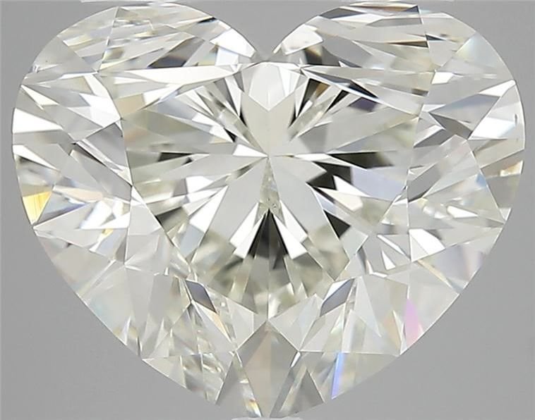 7.02ct I VS2 Rare Carat Ideal Cut Heart Diamond