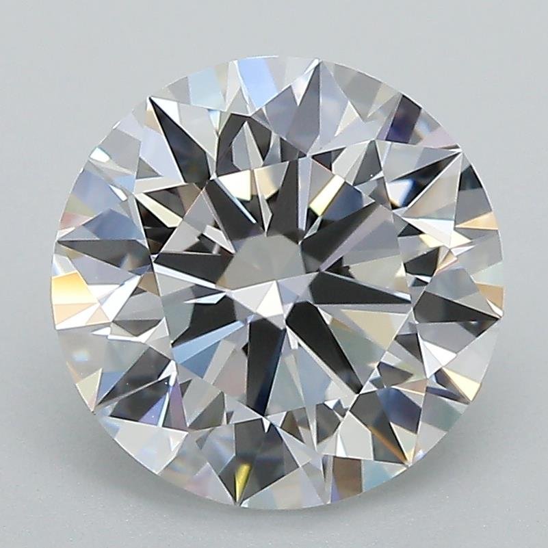 2.96ct D VVS2 Rare Carat Ideal Cut Round Lab Grown Diamond