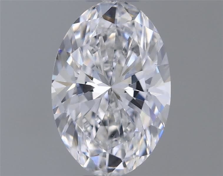 0.56ct D VS1 Very Good Cut Oval Lab Grown Diamond