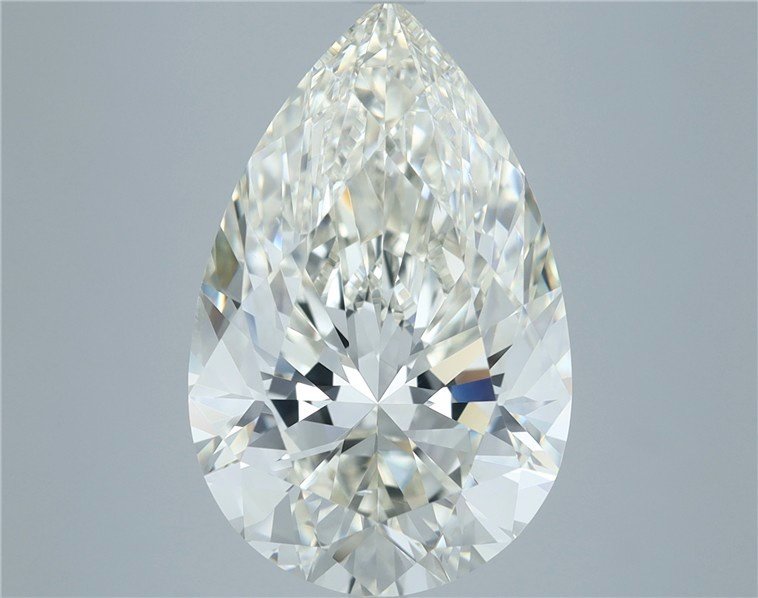 7.02ct H VS2 Rare Carat Ideal Cut Pear Diamond