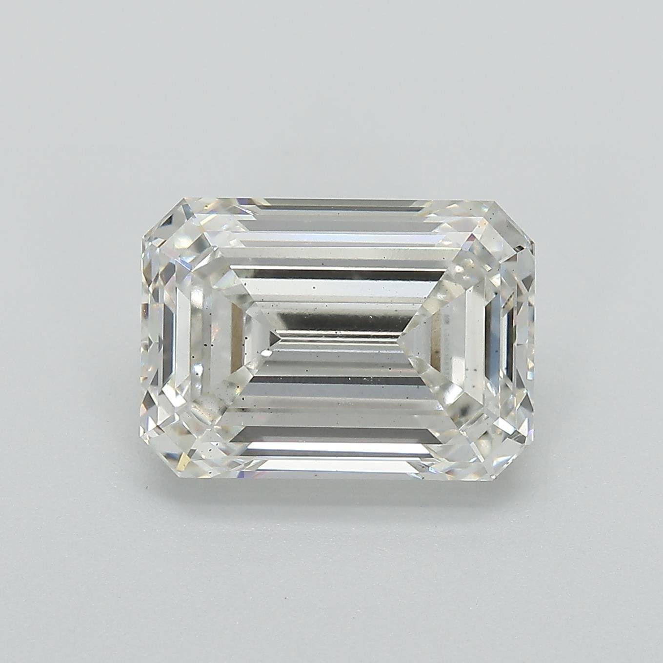 4.78ct H VS2 Rare Carat Ideal Cut Emerald Lab Grown Diamond