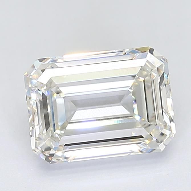 6.00ct H VVS2 Rare Carat Ideal Cut Emerald Lab Grown Diamond