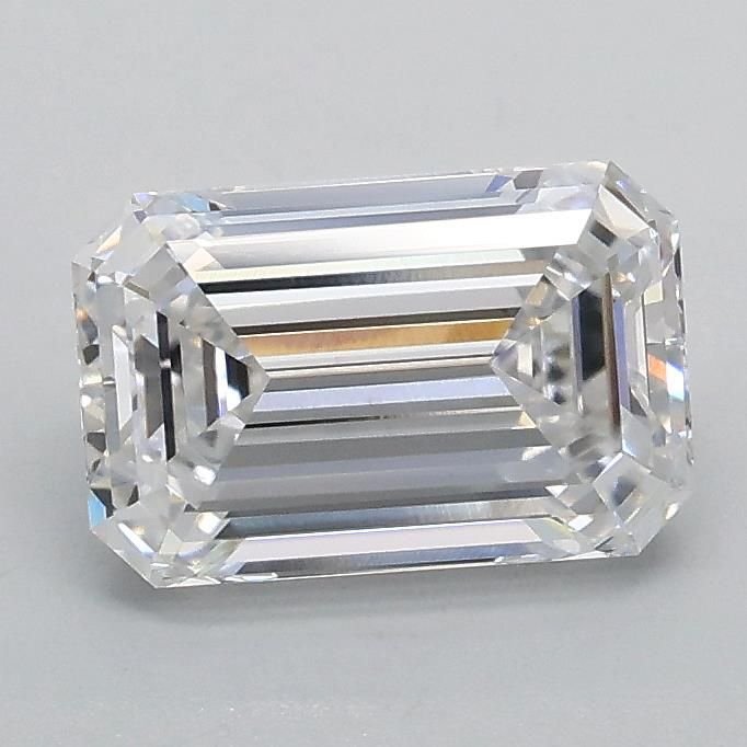 1.07ct D VVS2 Rare Carat Ideal Cut Emerald Lab Grown Diamond