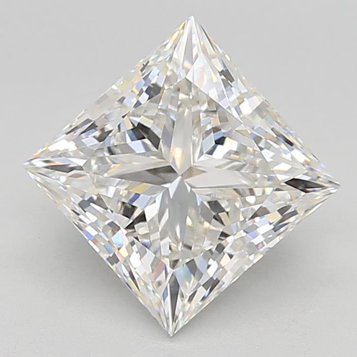 4.06ct F VVS2 Rare Carat Ideal Cut Princess Lab Grown Diamond