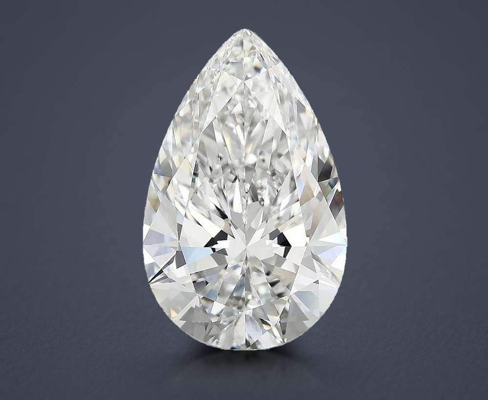 9.96 Carat Pear Lab Diamond