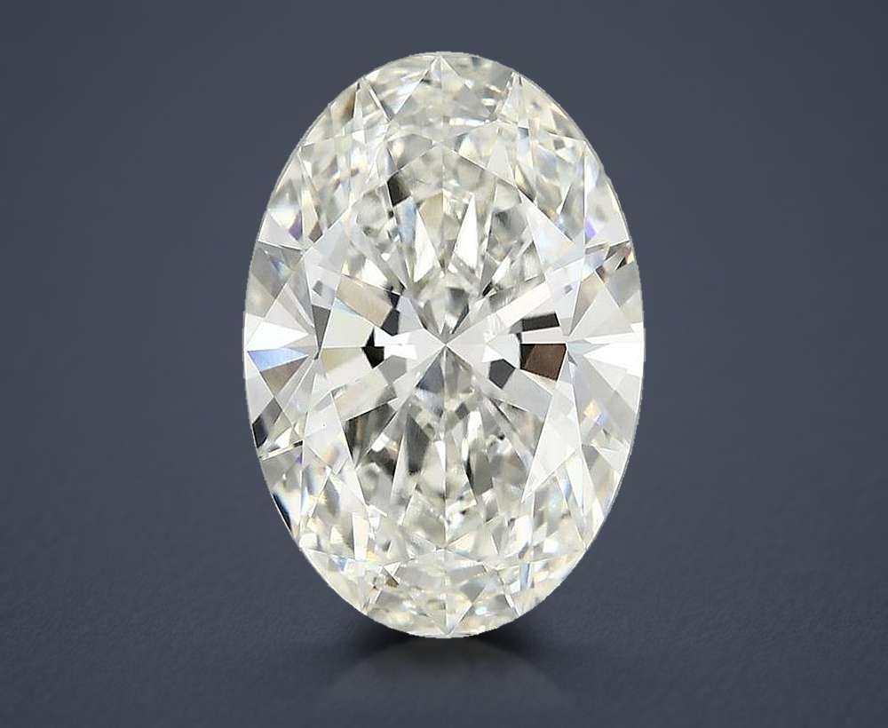 3.83 Carat Oval Lab Diamond