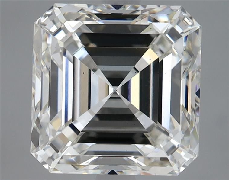 4.18ct H VS2 Rare Carat Ideal Cut Asscher Lab Grown Diamond