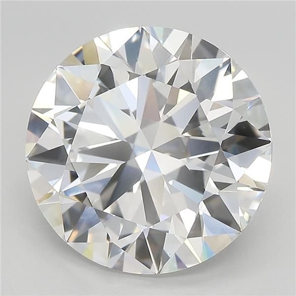 7.04ct E VVS2 Excellent Cut Round Lab Grown Diamond