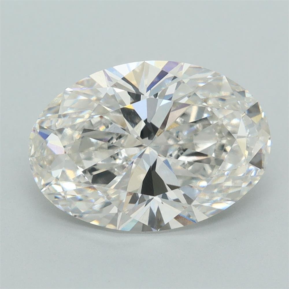 3.02ct G VVS1 Rare Carat Ideal Cut Oval Lab Grown Diamond