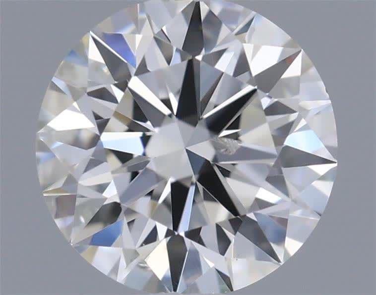 0.61ct G SI2 Rare Carat Ideal Cut Round Diamond