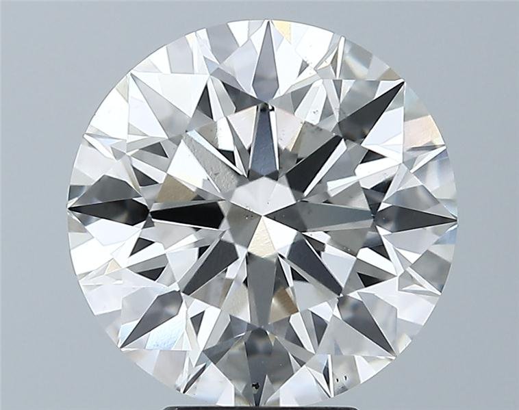 5.04ct H SI1 Rare Carat Ideal Cut Round Lab Grown Diamond