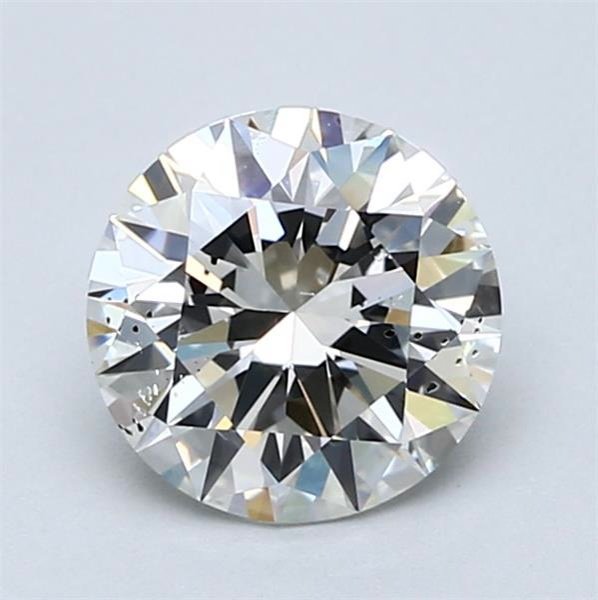 1.61ct H SI2 Rare Carat Ideal Cut Round Diamond