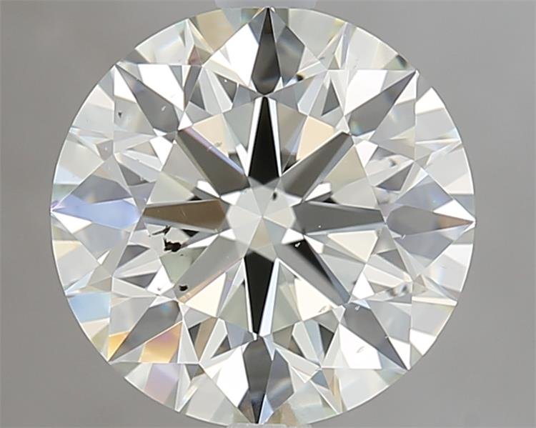 2.72ct J SI1 Ideal Cut Round Diamond