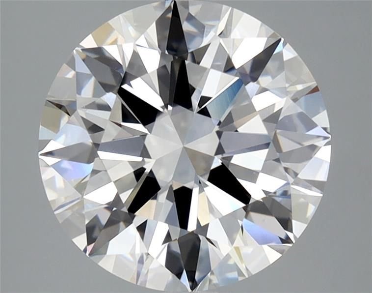 4.10ct E IF Rare Carat Ideal Cut Round Diamond