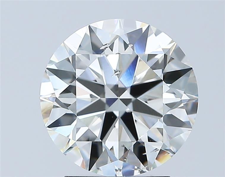 2.56ct H SI1 Rare Carat Ideal Cut Round Lab Grown Diamond