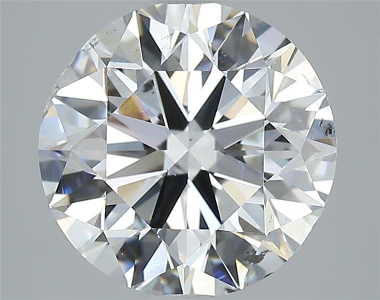 3.01ct D SI1 Rare Carat Ideal Cut Round Diamond