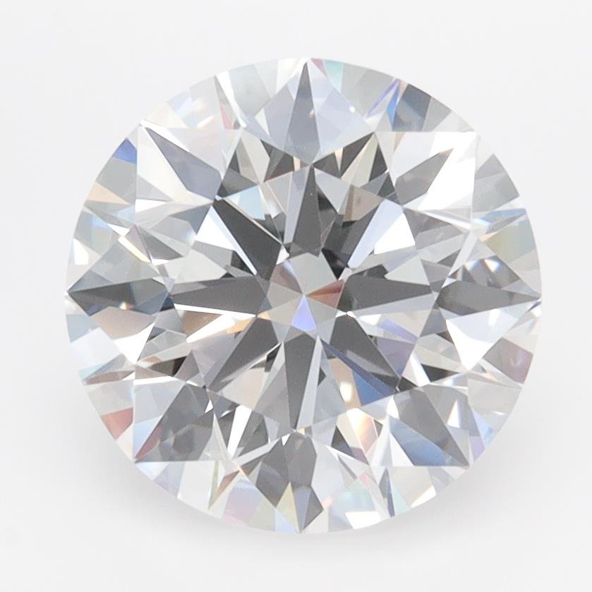 3.05ct D FL Rare Carat Ideal Cut Round Lab Grown Diamond