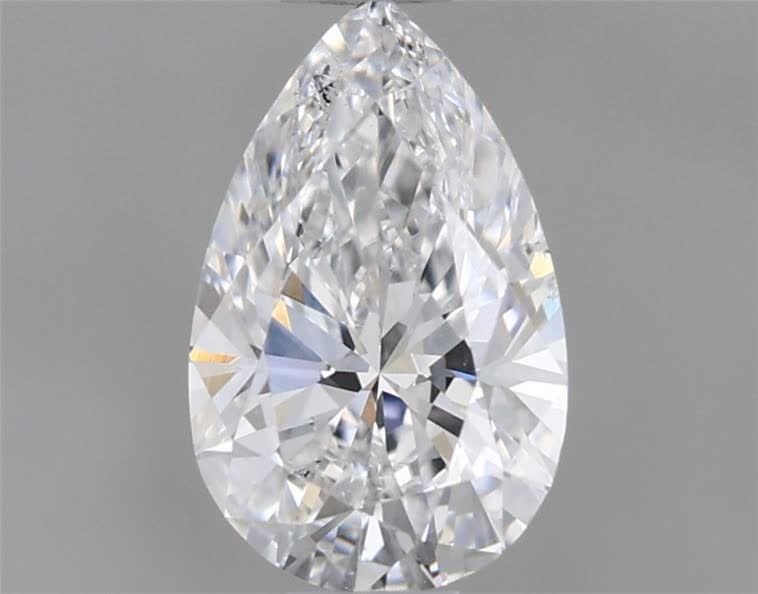 0.57ct E VS2 Rare Carat Ideal Cut Pear Lab Grown Diamond