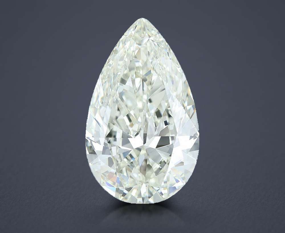 8.19 Carat Pear Natural Diamond