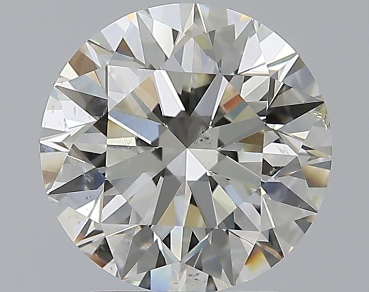 2.39ct K SI2 Rare Carat Ideal Cut Round Diamond