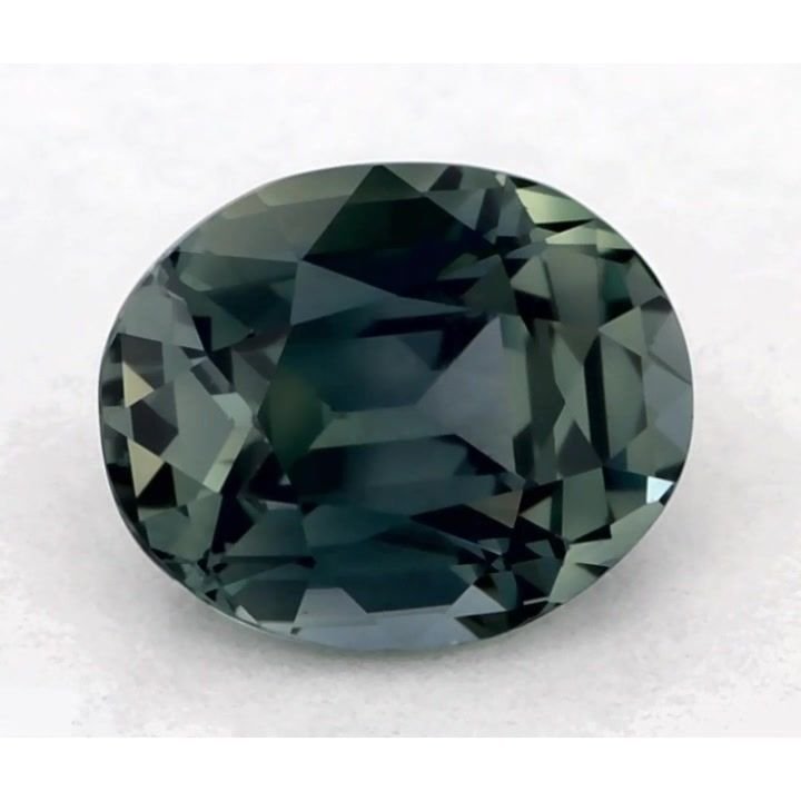 1.12 Carat Green Oval Sapphire