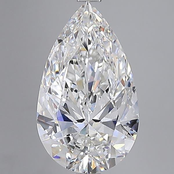 11.05ct F VVS2 Rare Carat Ideal Cut Pear Lab Grown Diamond