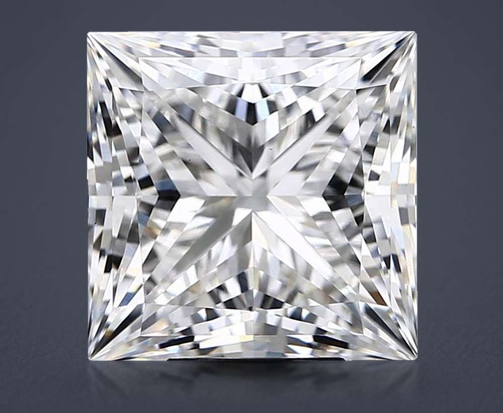 7.90 Carat Princess Lab Diamond