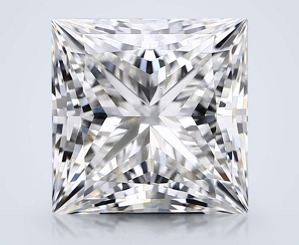7.90 Carat Princess Lab Diamond