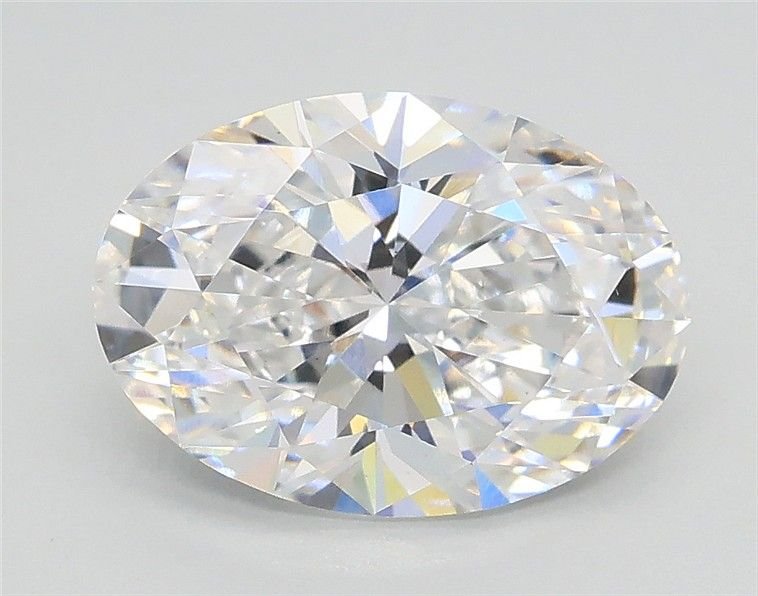 2.01ct D VS1 Rare Carat Ideal Cut Oval Lab Grown Diamond