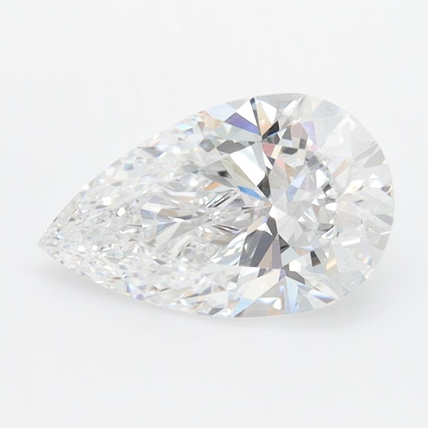 1.26ct D VVS2 Rare Carat Ideal Cut Pear Lab Grown Diamond