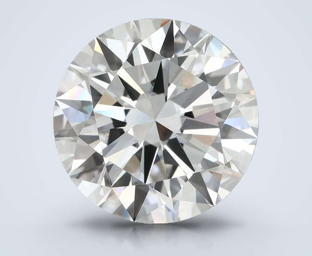 6.81 Carat Round Lab Diamond