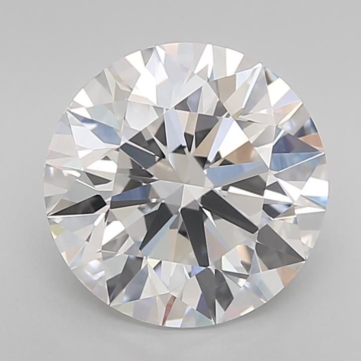 3.30ct E VVS2 Rare Carat Ideal Cut Round Lab Grown Diamond