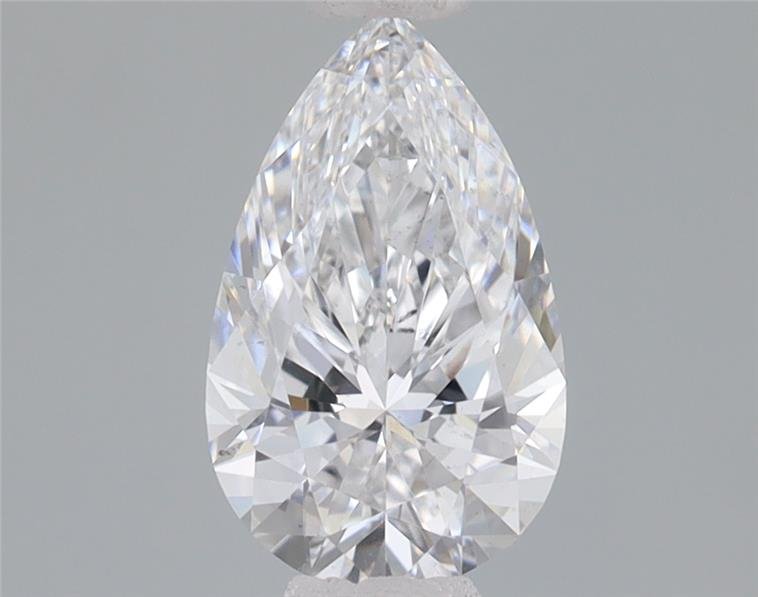 0.83ct D VS2 Rare Carat Ideal Cut Pear Lab Grown Diamond