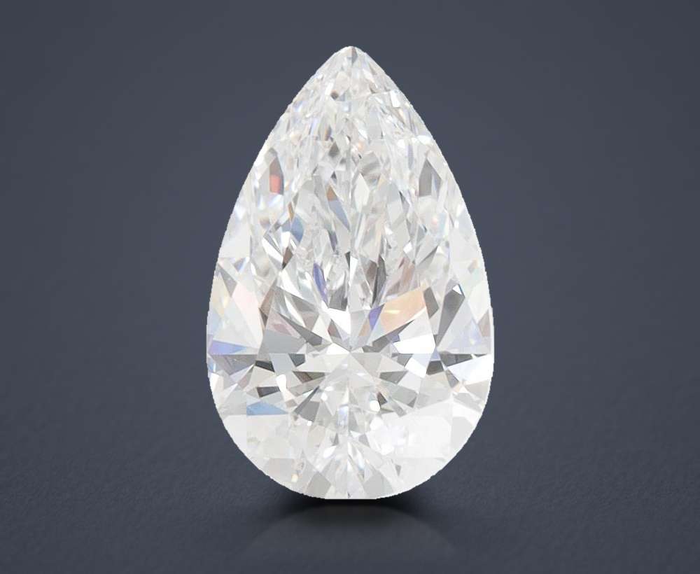 2.00 Carat Pear Lab Diamond