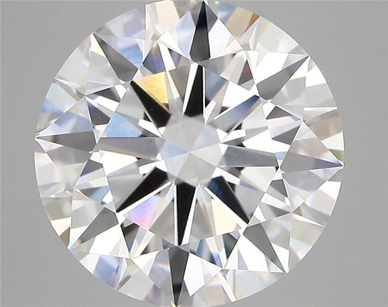 7.02ct D VVS2 Rare Carat Ideal Cut Round Lab Grown Diamond