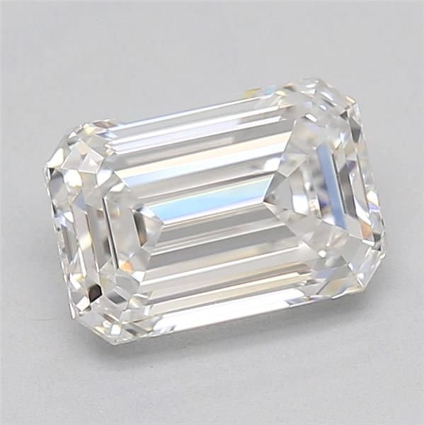 1.11ct E VVS1 Rare Carat Ideal Cut Emerald Lab Grown Diamond