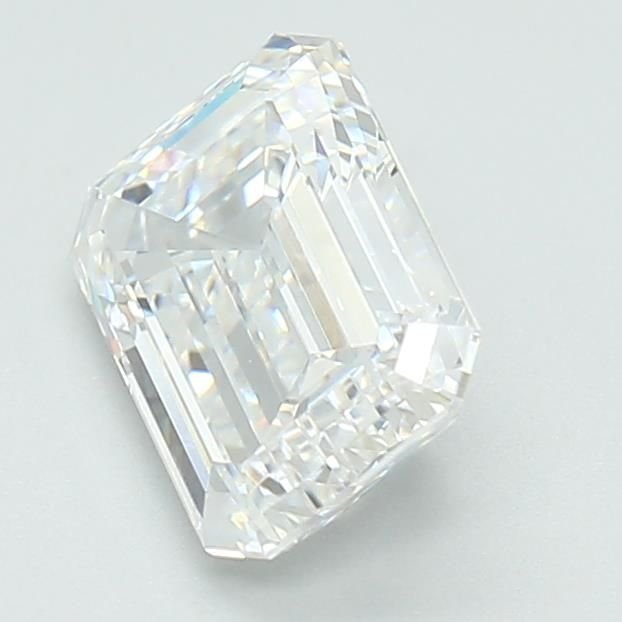 1.58ct D VVS1 Rare Carat Ideal Cut Emerald Lab Grown Diamond