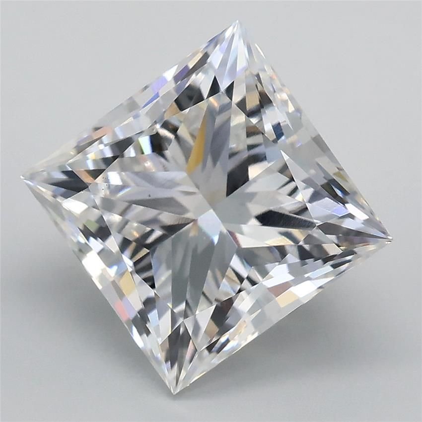 4.01ct E VS1 Rare Carat Ideal Cut Princess Lab Grown Diamond
