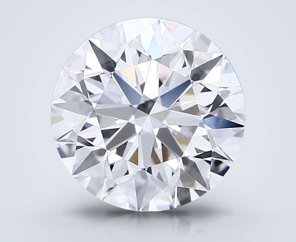 6.07 Carat Round Lab Diamond
